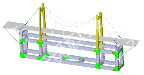 悬索桥模型