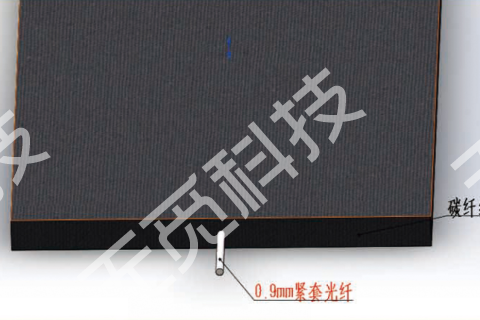 RP-S-0.9-CFR 碳纤维布封装应变传感光缆