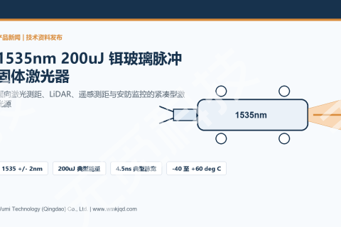 1535nm 200uJ 铒玻璃脉冲激光器 | 人眼安全测距模块 | 无觅科技